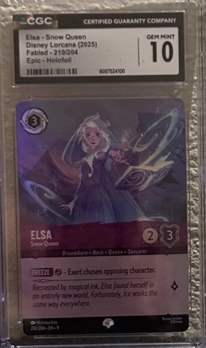 Elsa - Snow Queen graded CGC 10 for sale on eBay