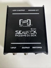 Hosa DIB-443 Sidekick Passive Guitar Bass Keyboard DI Box 1/4 in TS to XLR3M