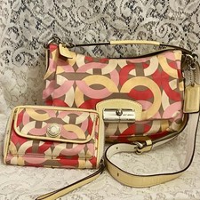 Coach-22743 Kristin Satchel - Crossbody and Matching Wallet Set 2012 