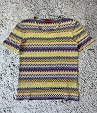 Missoni Multicolor Zig Zag Knit T-Shirt Women s Size S