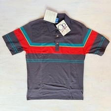 NOS Vintage 80s Ocean Pacific OP 3 Button Polo Shirt Sample Med Surf Skate Vtg