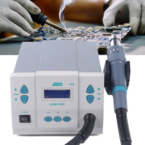 861DW 1000W Soldering Hot Air Heat Gun Hot Air Rework Station Digital Display - Picture 2 of 17