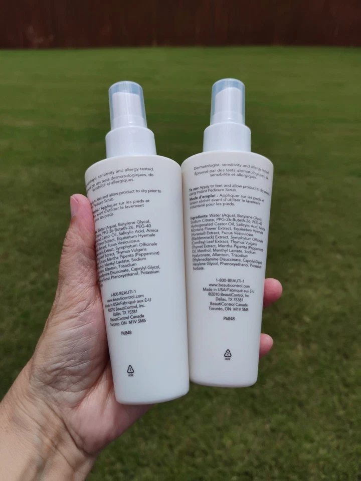 NOS (2) BeautiControl Pedicure Spa Foot Spray 5 Oz Each - Image 2 of 2