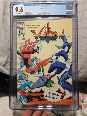 Voltron #2 CGC 9.6 1985 4559937011 Modern Comics Go-Lion Robeast White Pages