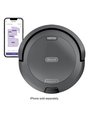 Shark Navigator Robot Vacuum  with Smart Path Navigation - Steel Gray NEW  