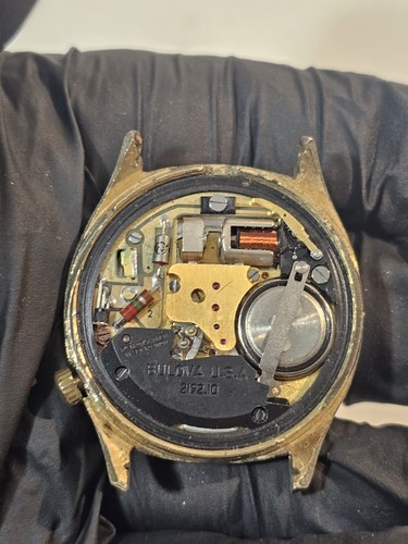 Mens 1977 Bulova Accutron Railroad Approved 2192.10 Not Working As Is - Picture 10 of 14