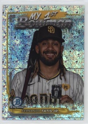 2024 Bowman Chrome My 1st Mini-Diamond Refractor 63/150 Fernando Tatis Jr o7m