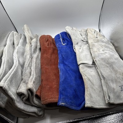 4 PACK Lightly used Welding Gloves + 3 Right Hand Lot Elliott 303 Medium Large
