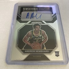 2022-23 Panini Prizm - Sensational Signatures Andrew Nembhard #SS-AN (AU, RC)