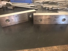 2 6 Hardened Steel Precision Ground Jaws For Kurt Vises 2 Plates no mfg name
