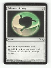 Talisman of Unity U Mirrodin 257 MP Normal MTG