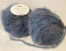 lot 10 pelotes de laine ALPAGA bleu jeans 23/ fabriqué en Italie