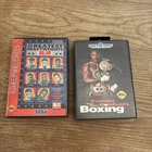 Lot Of 2 Sets Genesis Games Holyfield Boxing And Greatest Heavyweights
