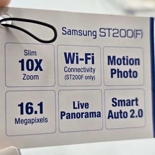 Cámara digital compacta Samsung ST200F 16,1 MP 10x zoom Wi-Fi negra - probada - Imagen 18 de 20