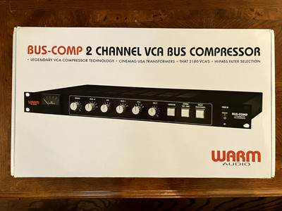 Warm Audio BUS-COMP Analog 2 Channel Stereo VCA Bus Compressor
