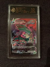 Rayquaza vmax alternative art 156/132 cinese valutato pristine 10 RPA