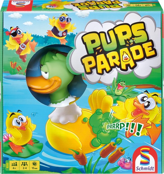 Schmidt Spiele Pupsparade Kinderspiel Actionspiel Ab 4 Jahren 2-4 Spieler 40665-image