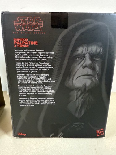 Star Wars The Black Series Emperor Palpatine & Throne 6” Figure - Open Box - Picture 3 of 8