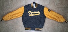 Vintage Delong Iowa Hawkeyes Satin Bomber Jacket Size M
