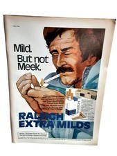 1975 Raleigh Extra Milds Cigarettes Kodak Hawkeye Camera Vintage Print Ad