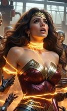 4x6  Color Photo Print Women Famous Fan Art ai Fantasy superhero cosplay Vb 11