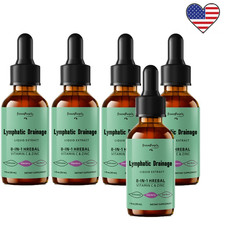 Lymphatic Drainage Drops - Herbal Lymphatic Detox Cleanse Supplement 1-5oz