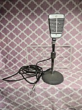 "ELVIS MIC"Shure 51 Vintage 1950s Omnidirectional Dynamic Microphone Atlas Stand