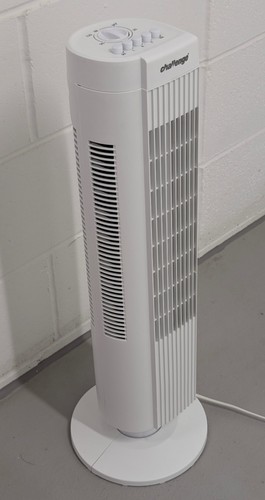 Challenge White Oscillating 29 Inch Tower Fan FZ10-19MA 3 Speeds - 第 5/9 張圖片