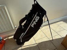 Ping Hoofer lite golf bag. Black Very good condition (2024 model)