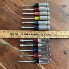 Vintage Craftsman 11pc Sae Metric Nut Driver Set Made In Usa