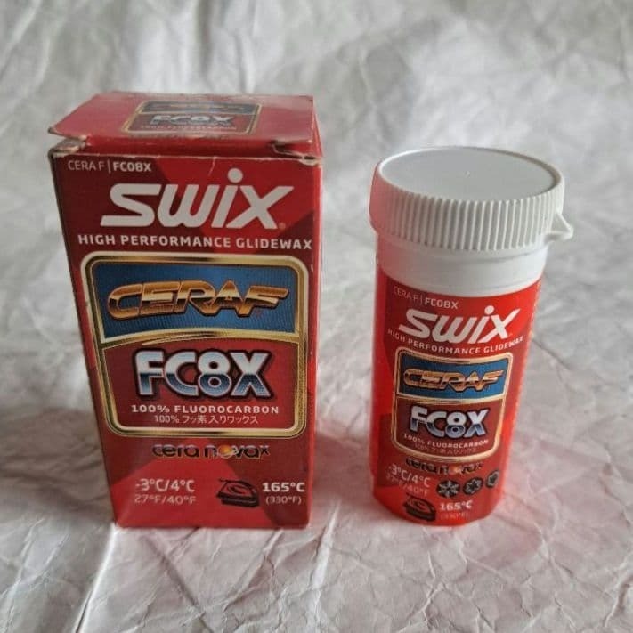 Swix FC8X Cera F Powder Ski Wax Raro Descontinuado Esquí y Snowboard - Usado 70%