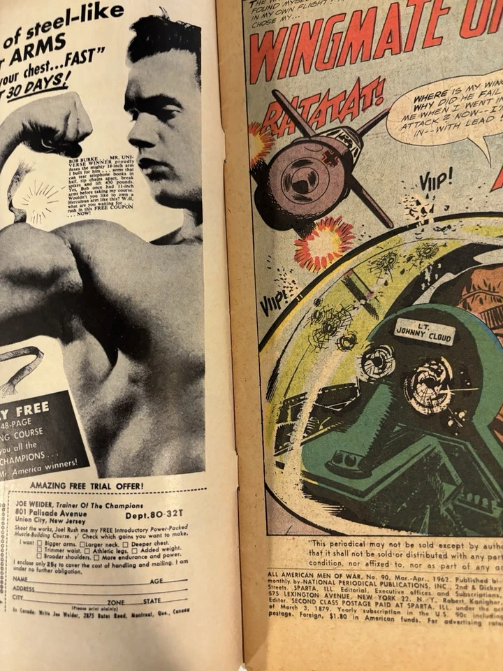 All American Men of War #90 - G/VG - Lichtenstein - Image 2 of 4