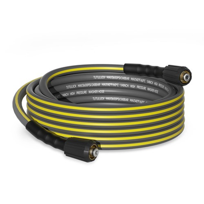 #ad Flexible Pressure Washer Hose 25FT 1 4#x27;#x27; Kink Resistant 3600 PSI Power Washe... $31.29