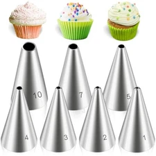 7 Pcs Cake Decorating Tips Set Russian Piping Nozzles Cake Frosting No