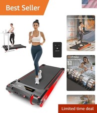 Portable Under Desk Treadmill with 330lb Capacity  Incline Function