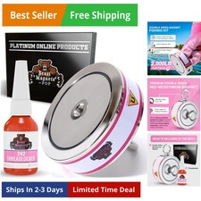 2000LB Powerful Double-Sided Neodymium Fishing Magnet   3.70  Pulling Force S...