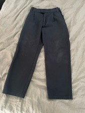 Mens Acne Studios Navy Cotton Trousers Size 50