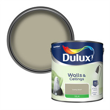 Dulux Paint Shades of Green Walls & Ceilings Silk Emulsion 2.5 Litres