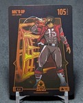 Mike Evans MIC'D UP Fire Battle Foil 2025 Bo Jackson Battle Arena Card #BF-157
