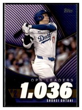 2025 Topps Shohei Ohtani #OPS-2 OPS Leaders