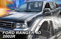 Windabweiser Regenabweiser Heko FüR Ford Ranger 2002-2007 4-TüRer 2-Tlg