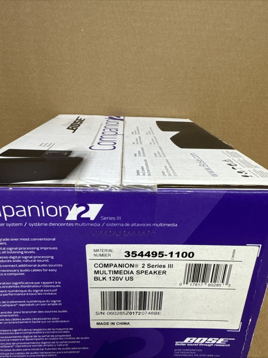 Bose Companion 2 2.0 Channel Portable Speaker System for sale