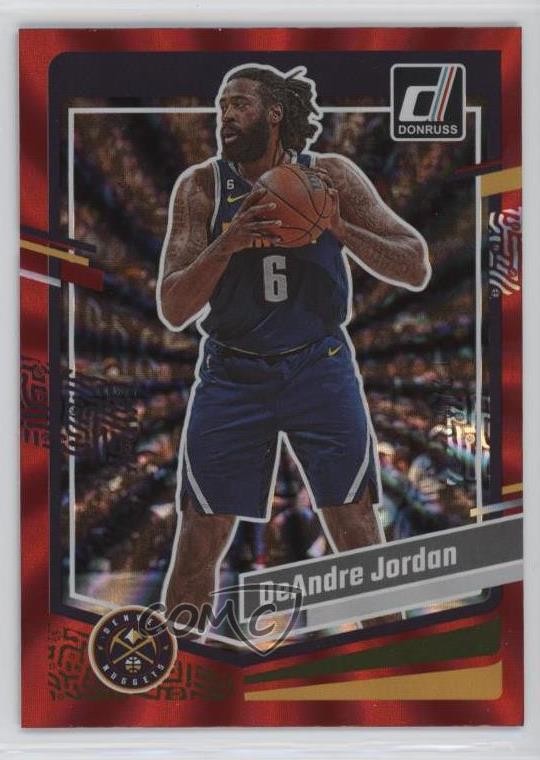 2023-24 Panini Donruss Holo Red Laser /99 DeAndre Jordan #179 09j5