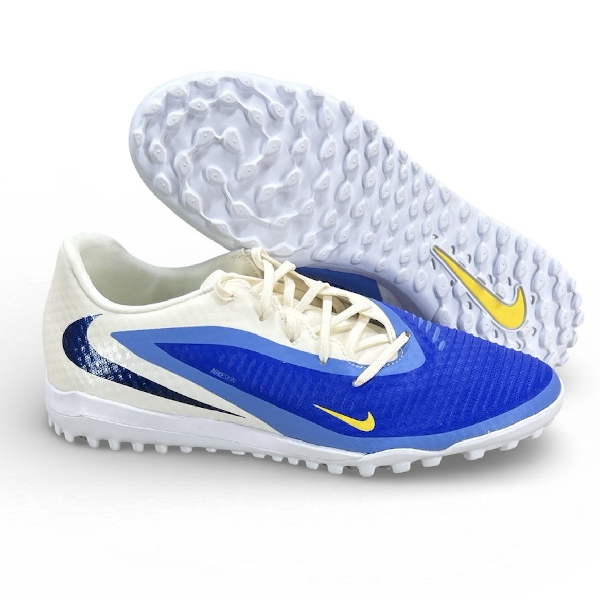 Nike Phantom 6 Low Academy Racer Blue Turf Soccer Shoes Men's Sz