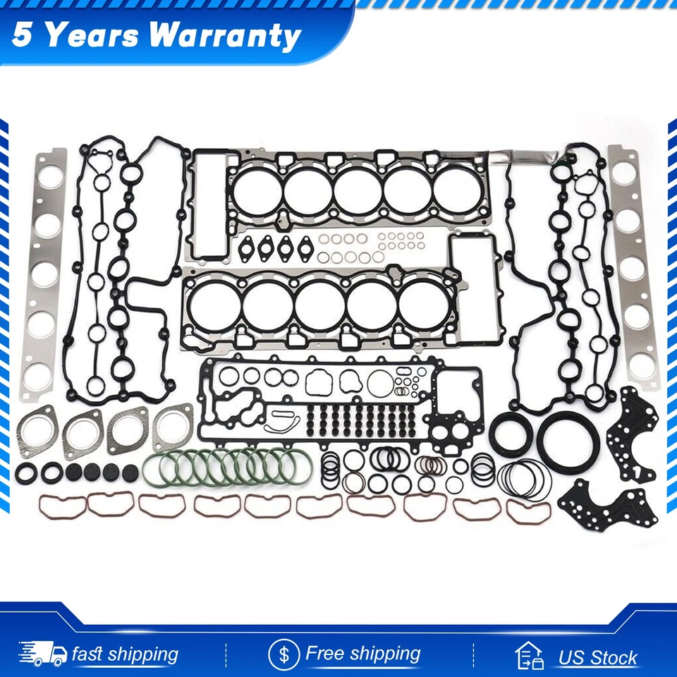 for Audi R8 Lamborghini 5.2T FSI V10 CSP BUJ Cylinder Overhaul Gasket Seals Kit - Image 2 of 4
