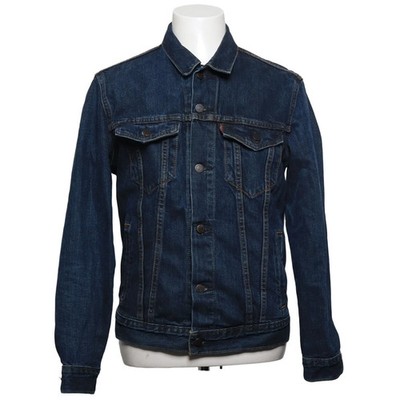 Levi Strauss & Co, Jeansjacke, Herren, Größe: M, Blau, Baumwolle, Einfarbig #gA8