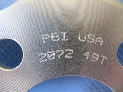 Harley Davidson 73-85 Big Twin, 79-81 Sportsters PBI 49T rear aluminium sprocket - Picture 3 of 8