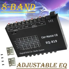 NEW 8-Band Parametric EQ - 8V Max Output Adjustable Equalizer for Amplifier