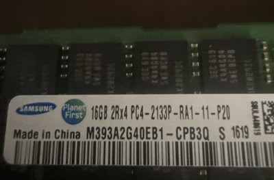 Samsung M393A2G40EB1 16GB DDR4-2133P ECC REG RDIMM 2Rx4 RAM