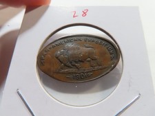 Z8 USA 1901 Pan-American Exposition Elongated Coin